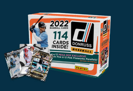 2022 Panini Baseball Donruss Trading Card Mega Box