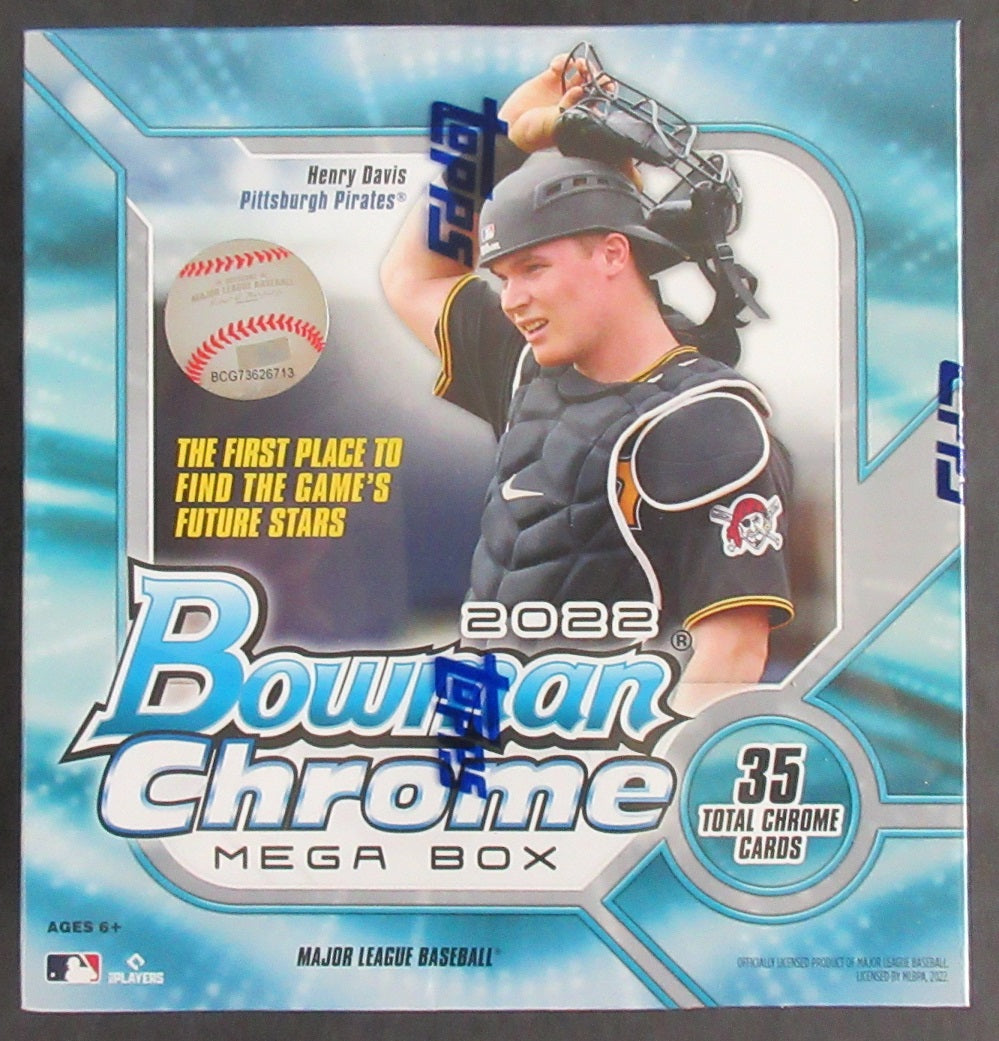 2022 Bowman Chrome Baseball Mega Box (5/5 and 2/5)