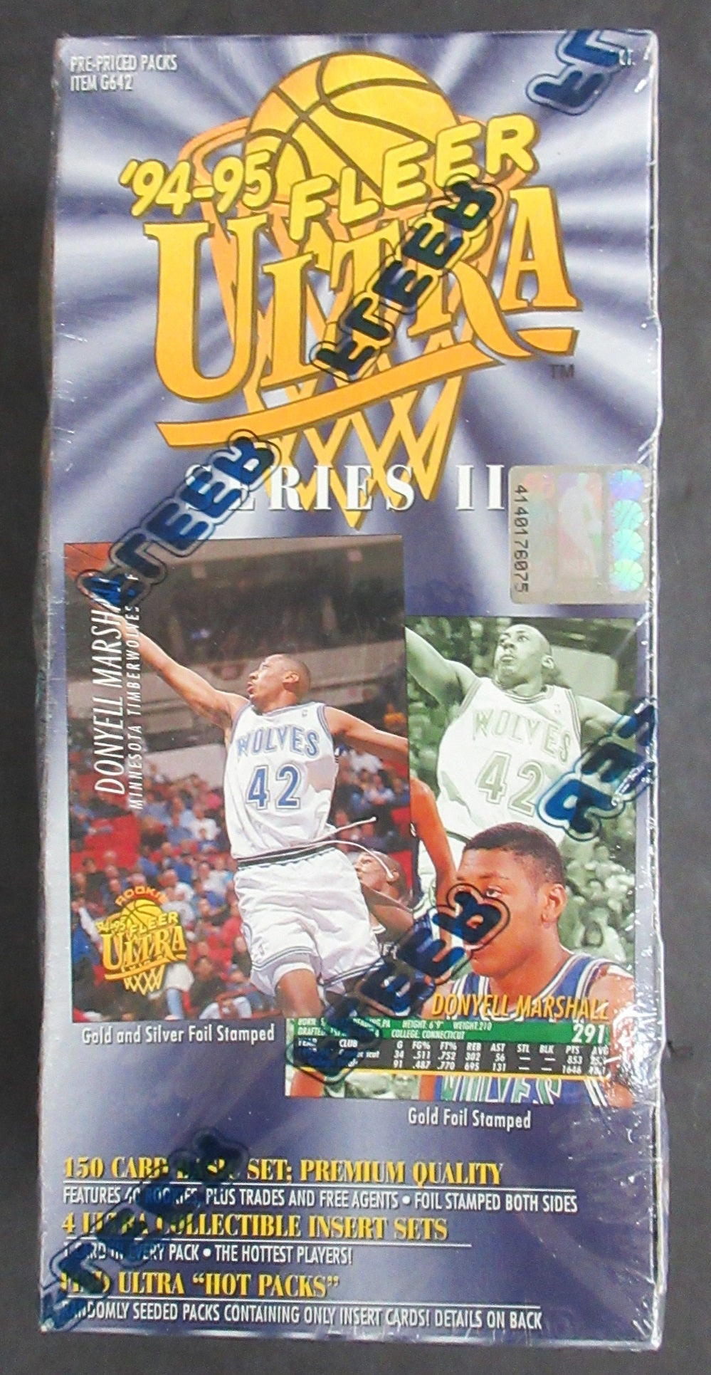 1994/95 Fleer Ultra Basketball Series 2 Box (Gravity)
