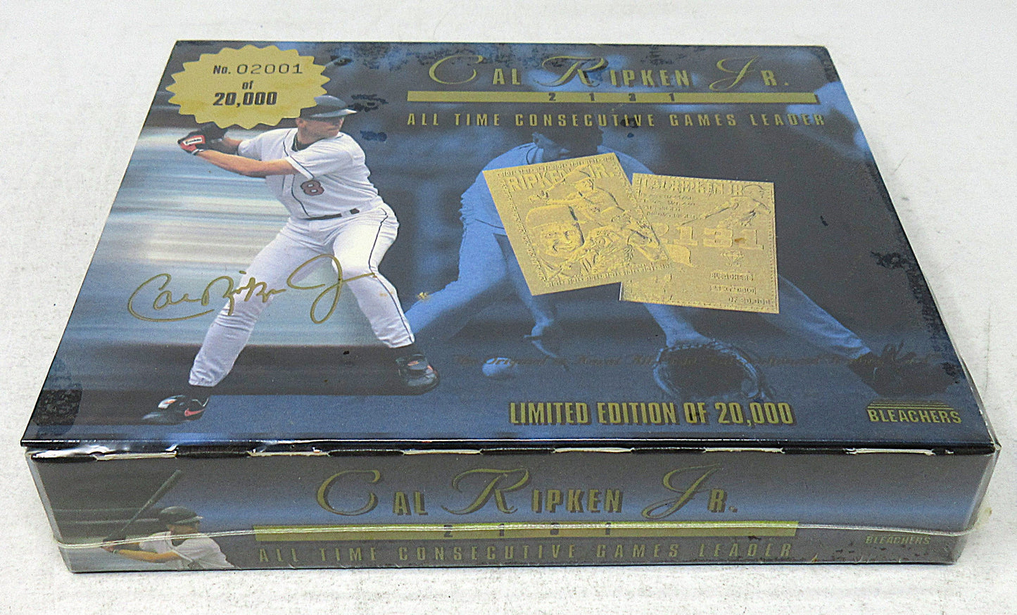 1995 Bleachers 23K Gold Cal Ripken Jr Baseball Box (1)