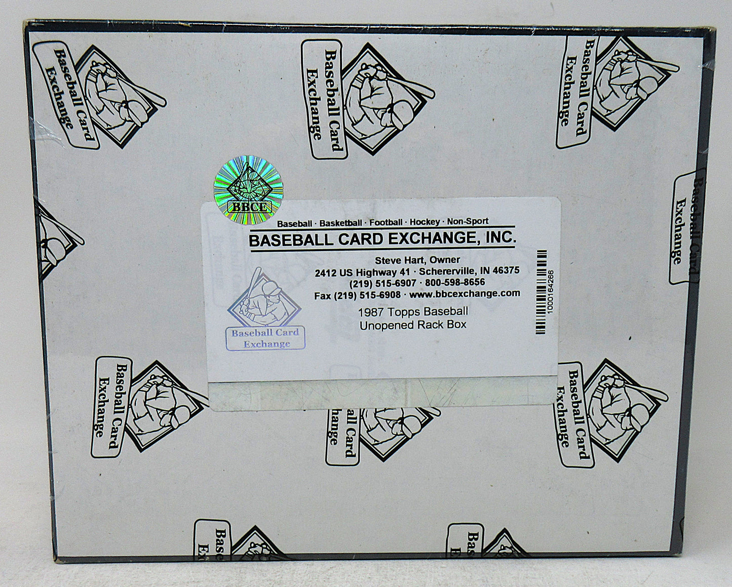 1987 Topps Baseball Unopened Rack Box (BBCE)