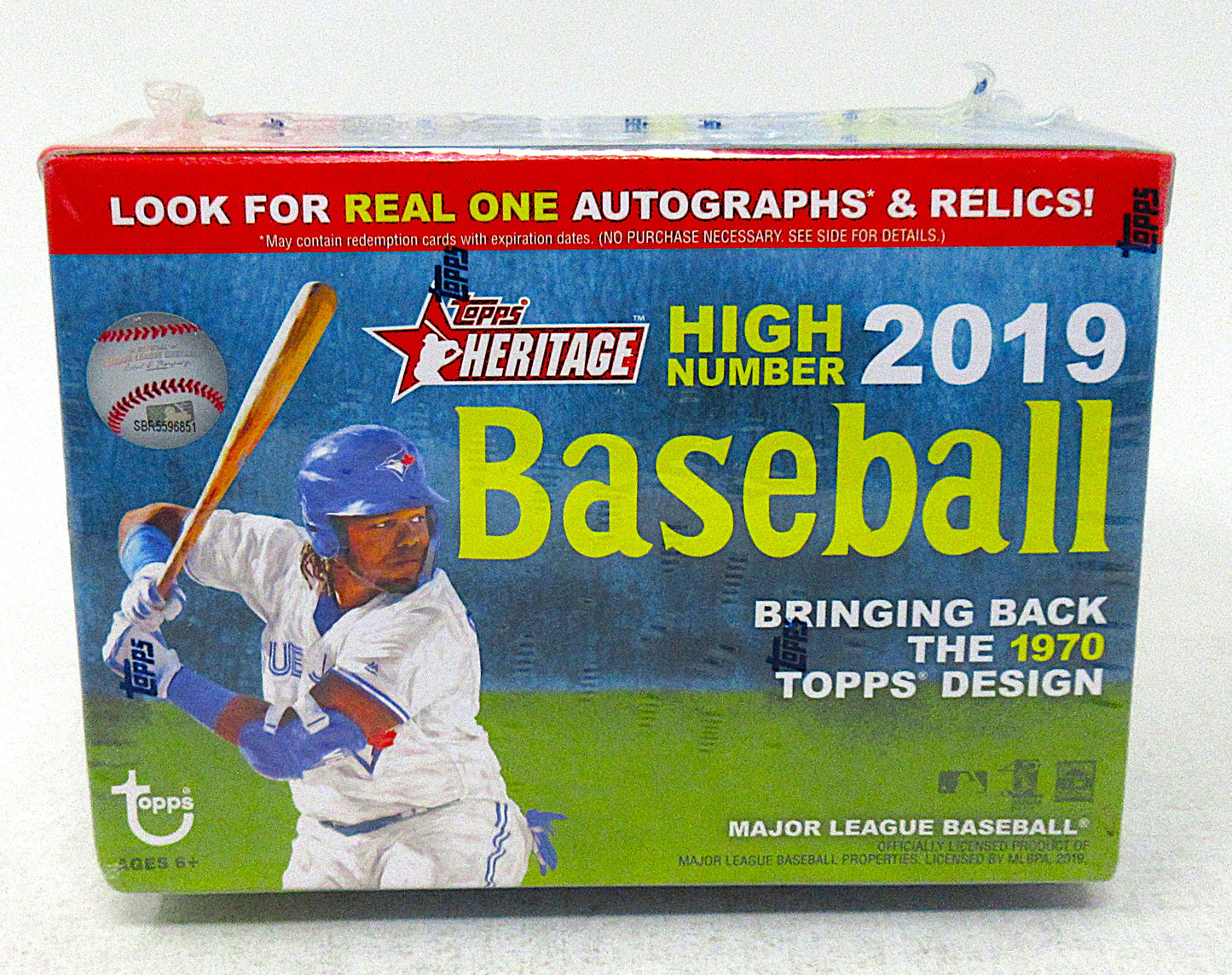 2019 Topps Heritage Baseball High Number Blaster Box (Cloth Stickers) (8/9)