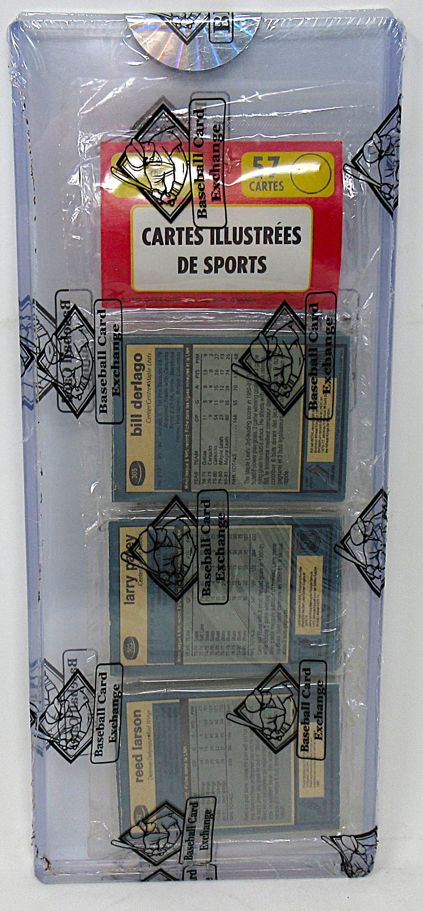 1981/82 OPC O-Pee-Chee Hockey Unopened Rack Pack (BBCE)