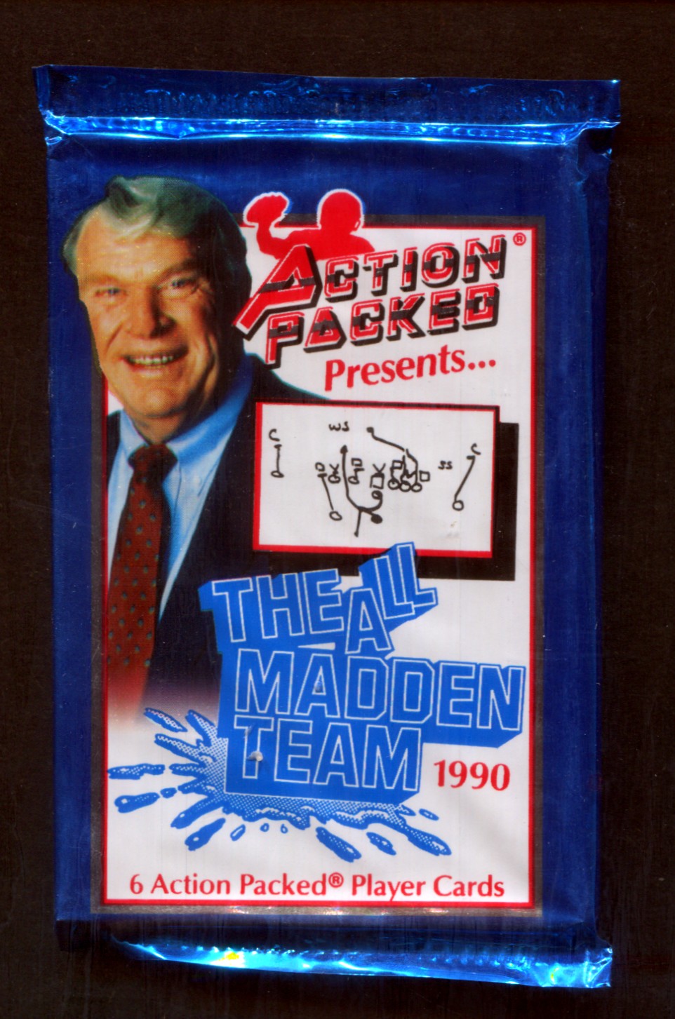 1990 Action Packed Football The All Madden Team Unopened Pack (6)
