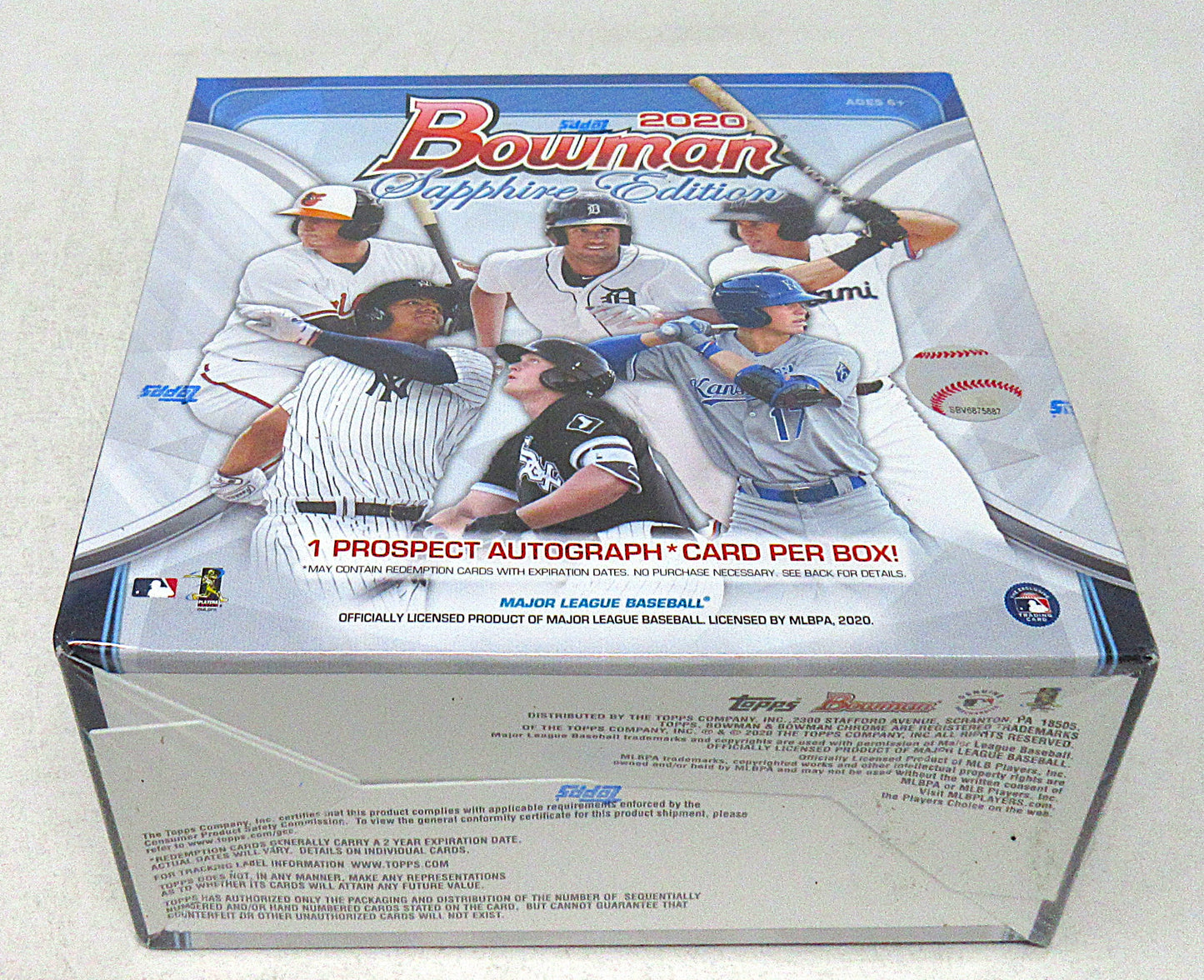 2020 Bowman Baseball Sapphire Edition Box (Online Exclusive)(8/4)