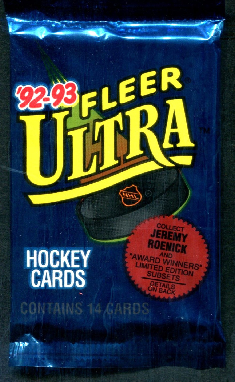 1992/93 Fleer Ultra Hockey Unopened Series 1 Pack (14)