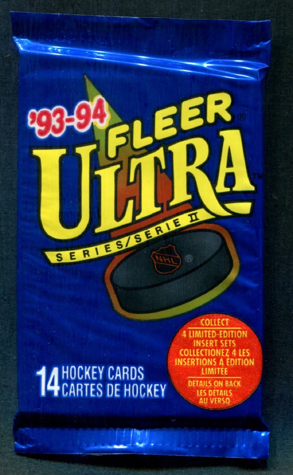 1993/94 Fleer Ultra Hockey Unopened Series 2 Pack (14)