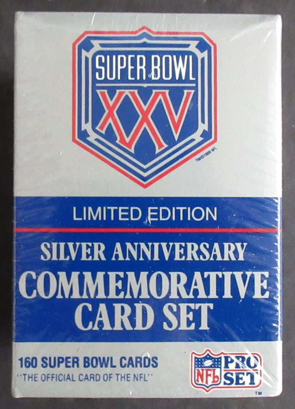 1990 Pro Set Football Super Bowl XXV Factory Set (160)