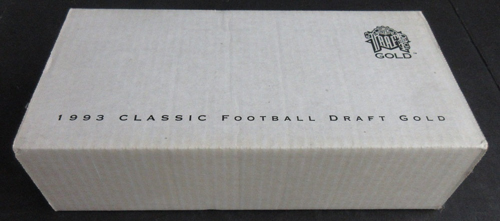 1993 Classic Draft Picks Football Gold Factory Set (Sealed) (100)