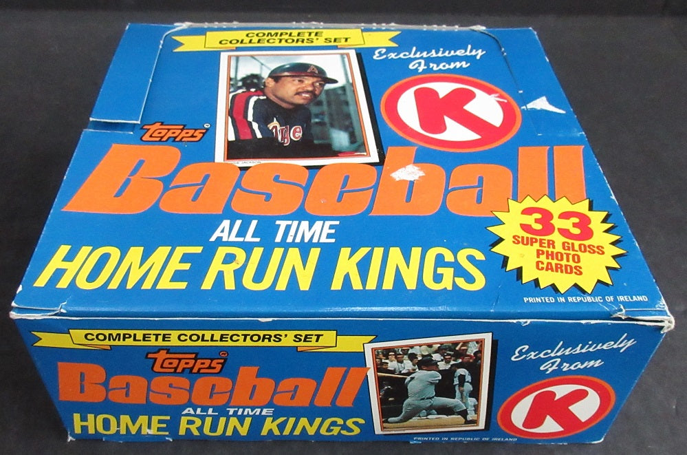 1985 Topps Baseball Circle K Home Run Kings Factory Set Box (24 Sets)