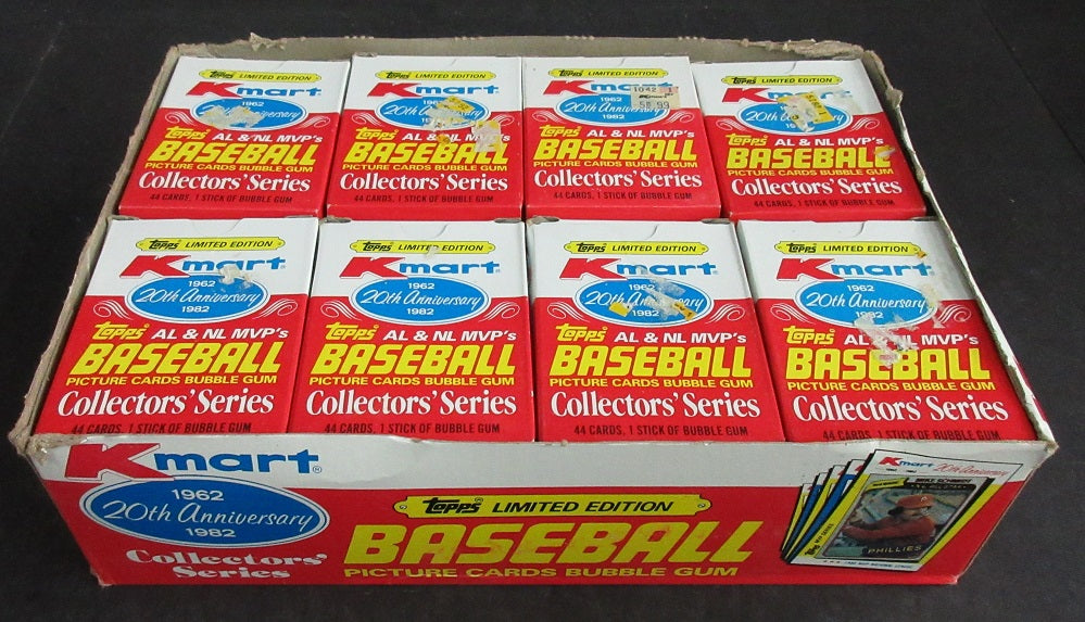 1982 Topps Baseball K-Mart 20th Anniversary AL & NL MVP's Factory Set Box (24 Sets) (Read)