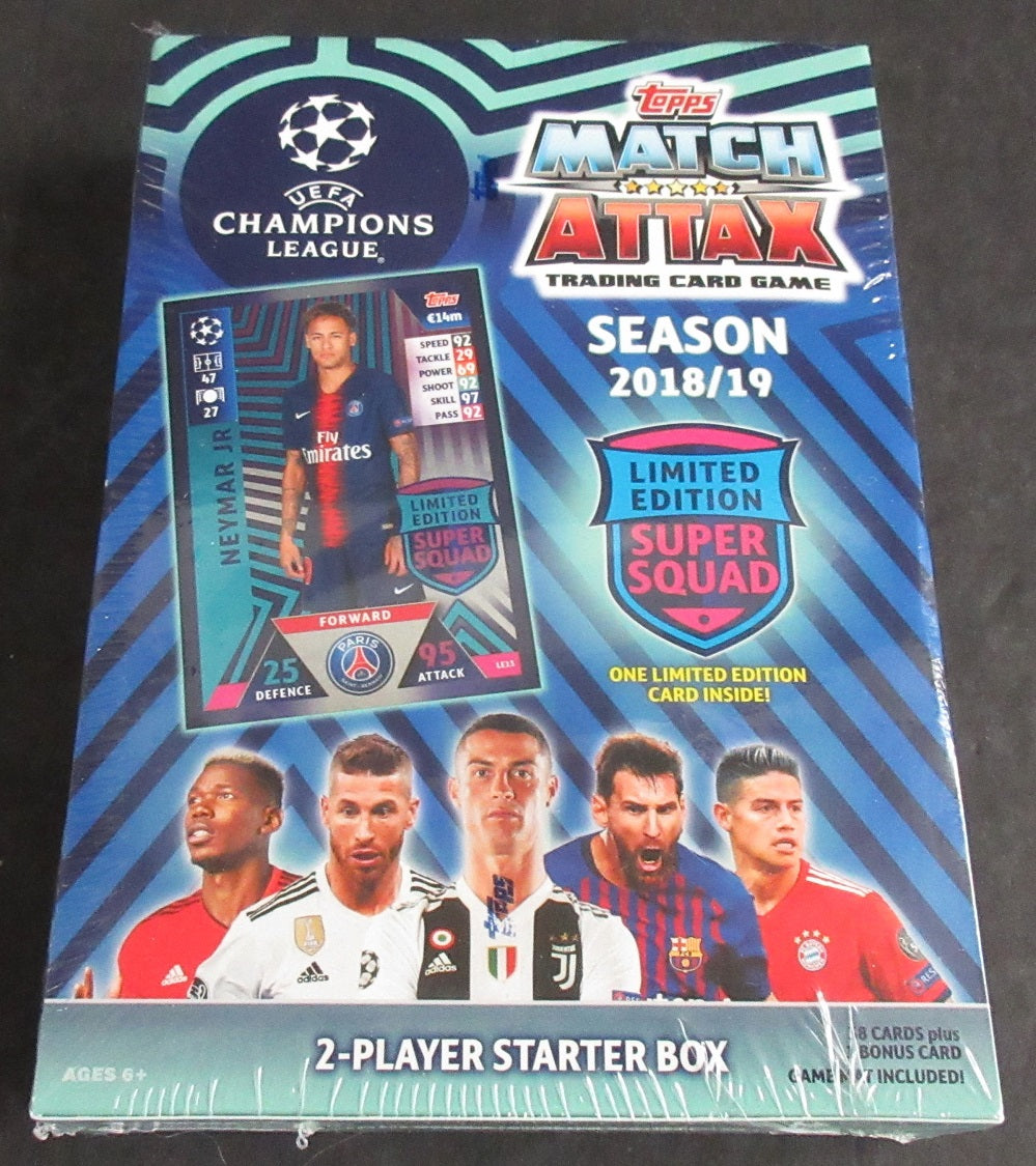2018 2018/19 Topps Match Attax Soccer Box