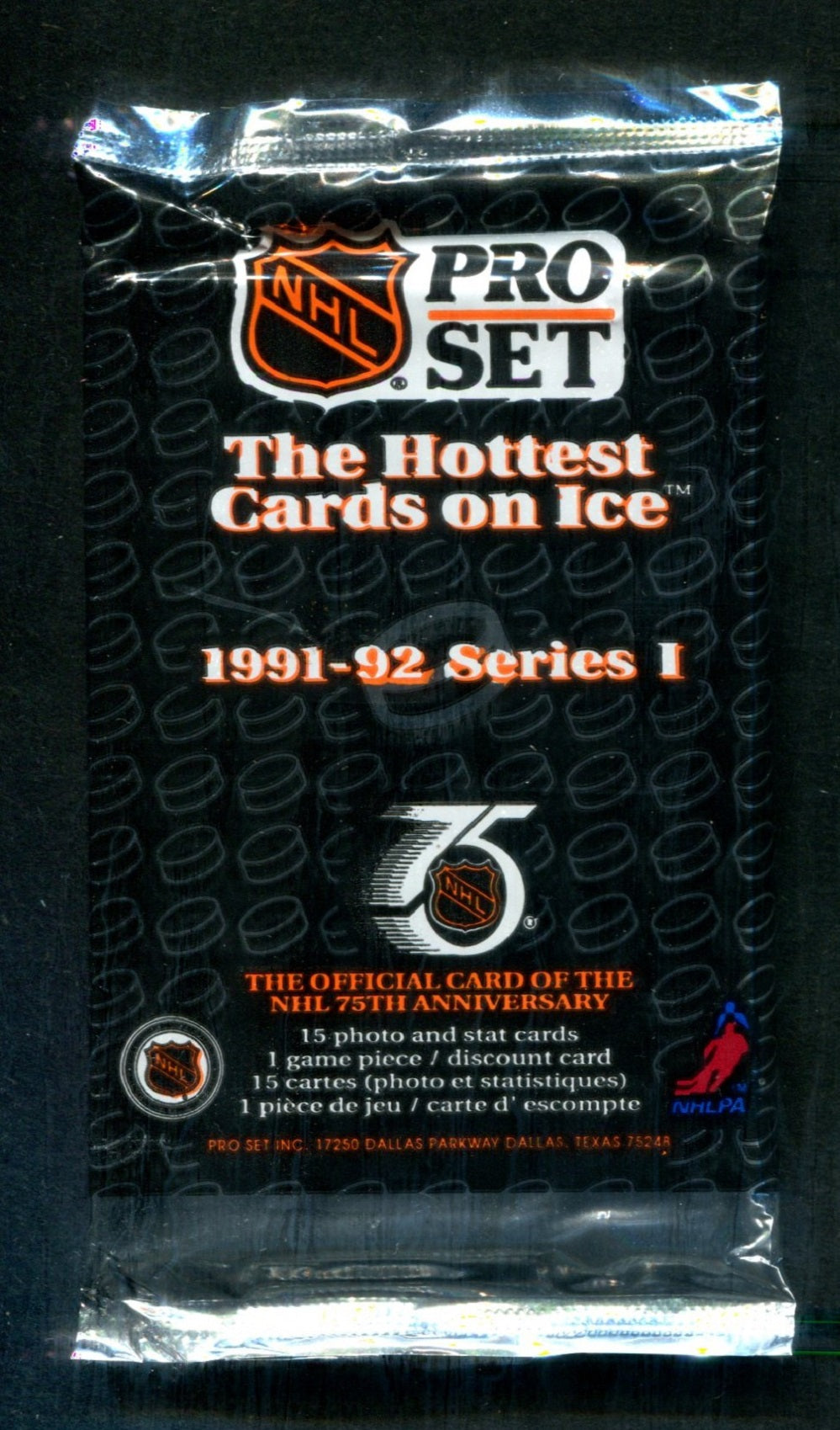 1991/92 Pro Set Hockey Series 1 Pack (15)