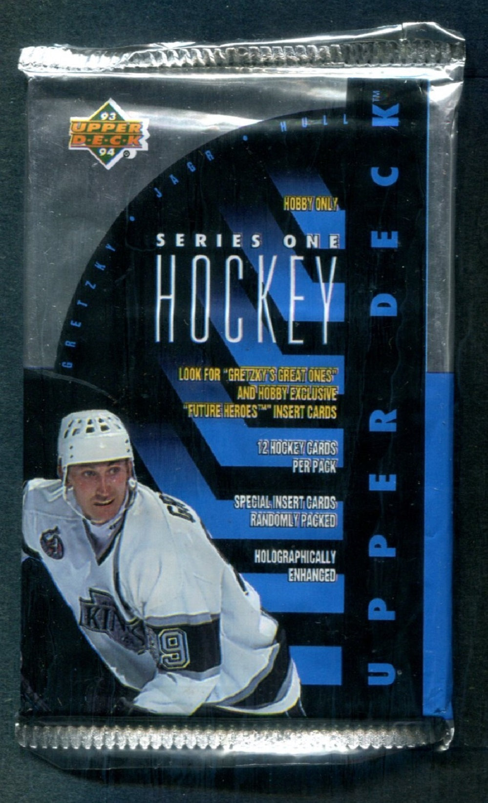 1993/94 Upper Deck Hockey Series 1 Pack (Hobby) (12)