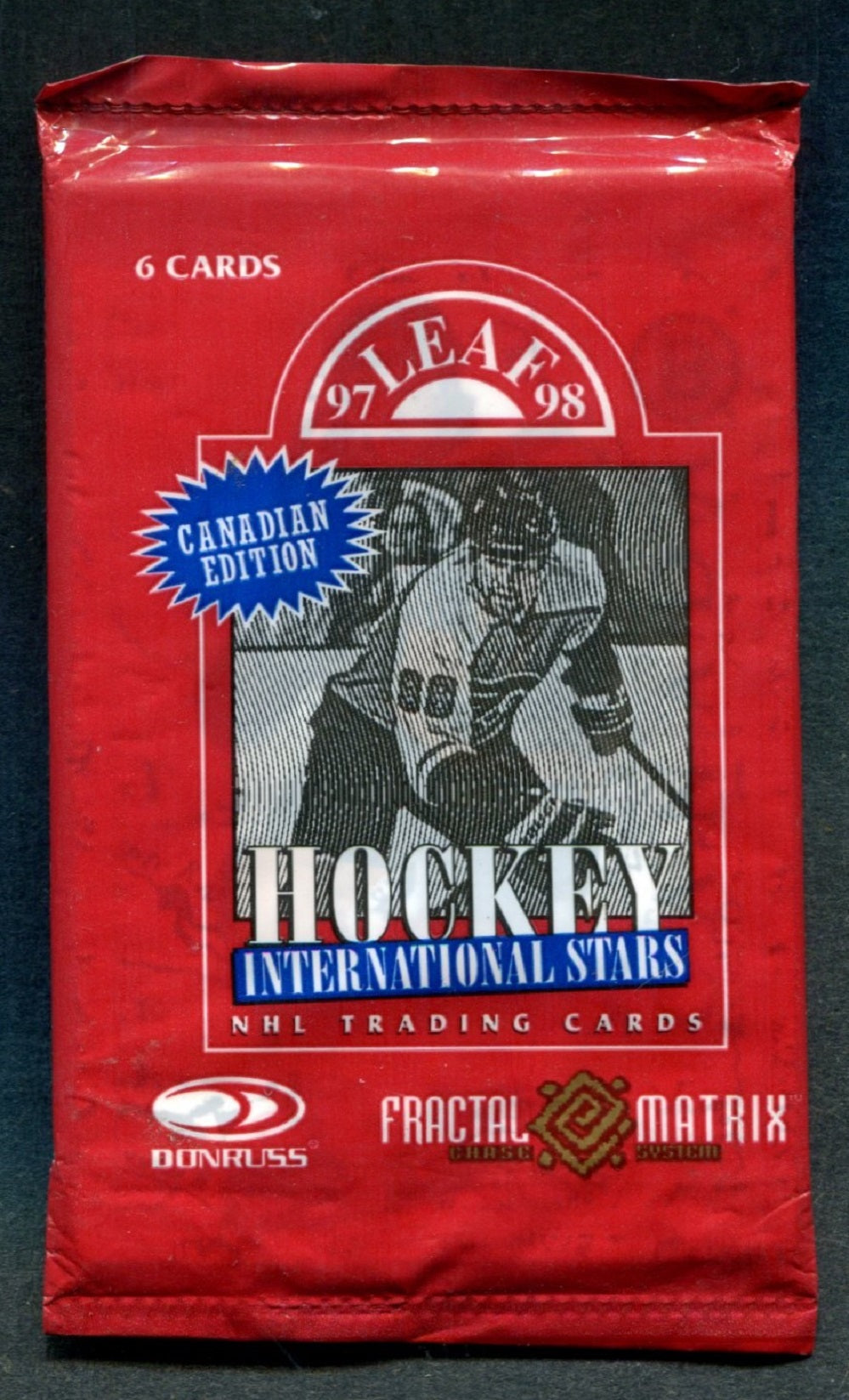 1997/98 Donruss Leaf Hockey Pack (Canada) (6)