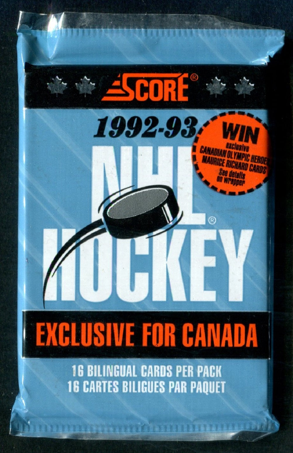 1992/93 Score Hockey Pack (Canada) (16)