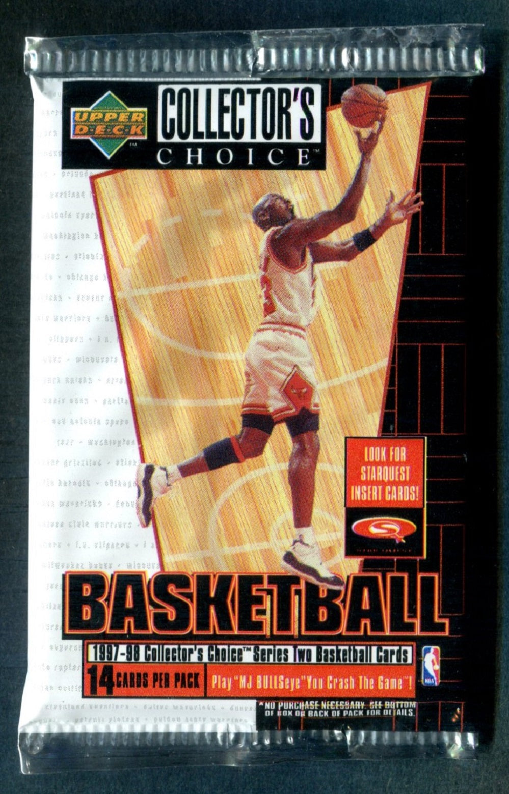 1997/98 Upper Deck Collector's Choice Basketball Unopened Series 2 Pack (Hobby) (14)