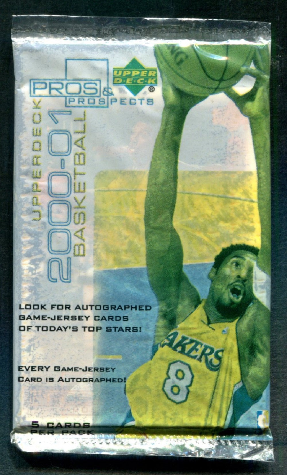 2000/01 Upper Deck Pros & Prospects Basketball Unopened Pack (5)