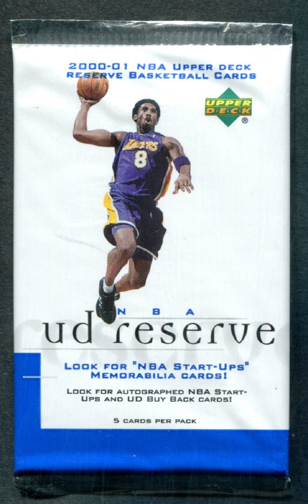 2000/01 Upper Deck Reserve Basketball Unopened Pack (5)