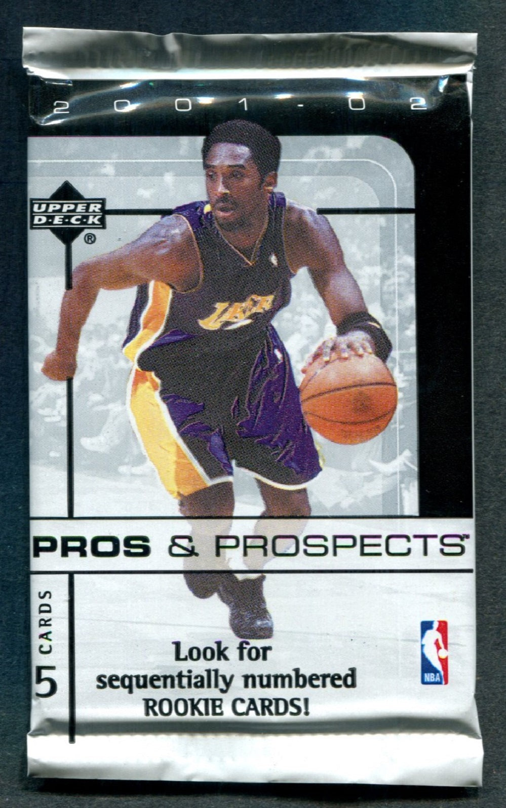 2001/02 Upper Deck Pros & Prospects Basketball Unopened Pack (5)