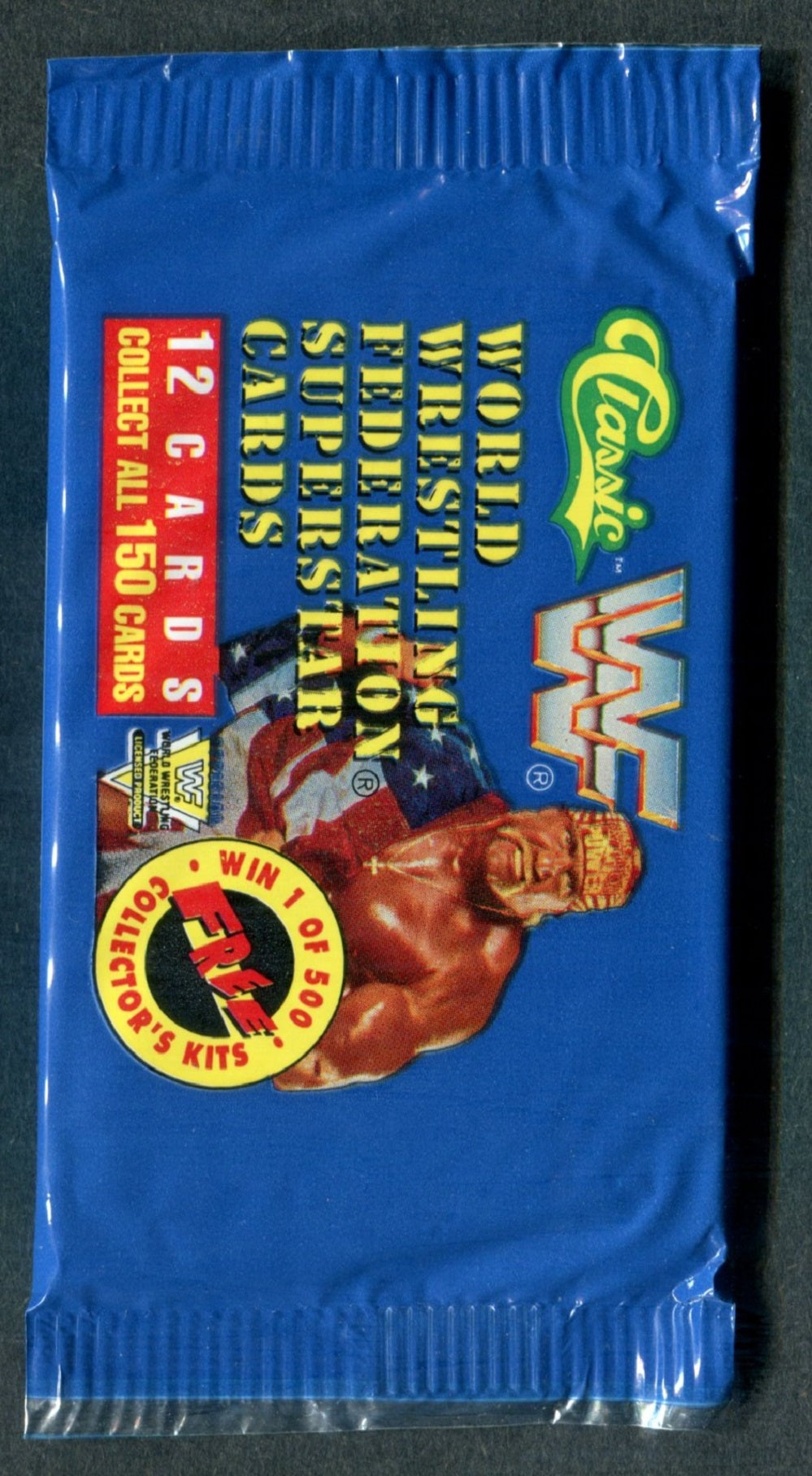 1991 Classic WWF Wrestling Unopened Pack (12)