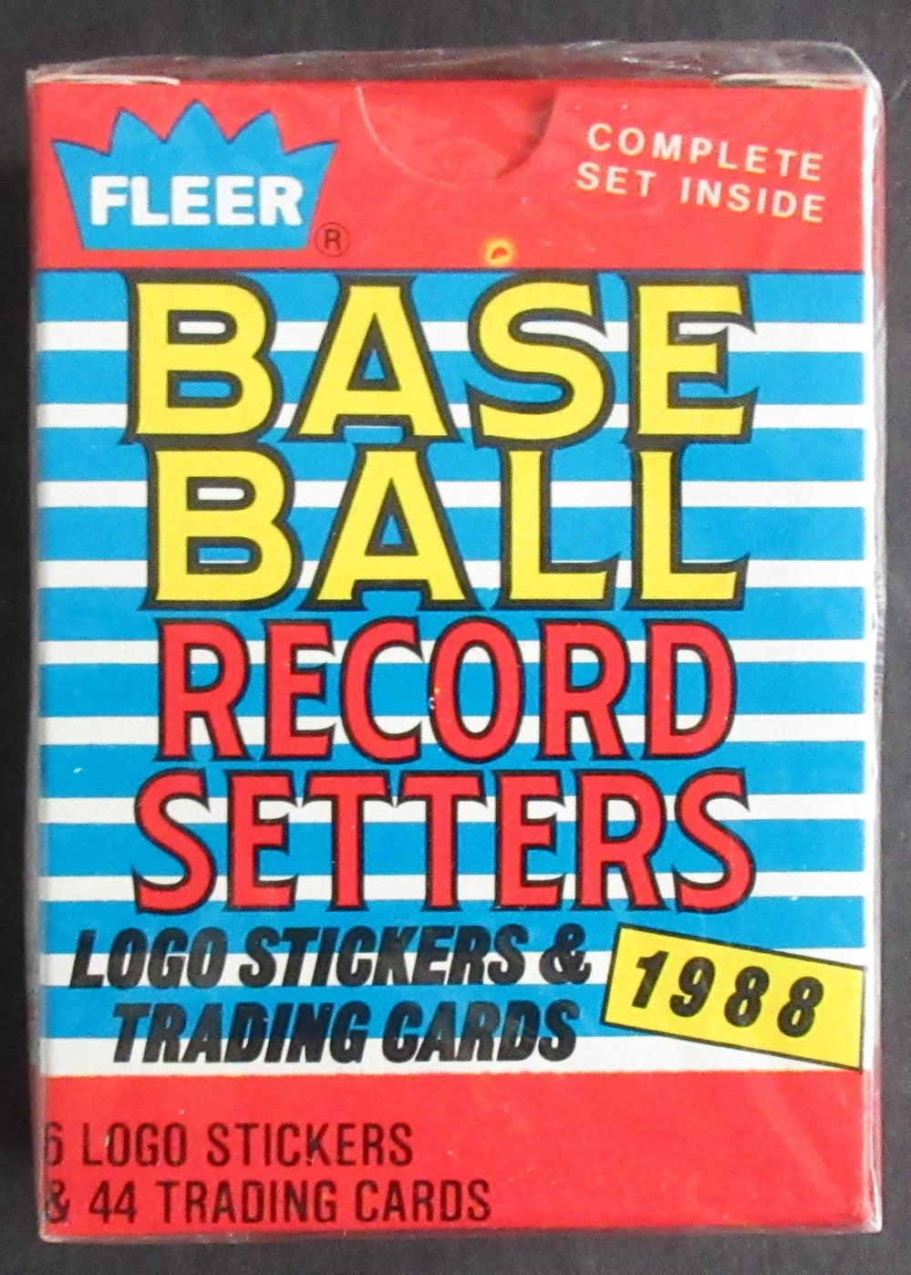 1988 Fleer Record Setters Baseball Factory Set