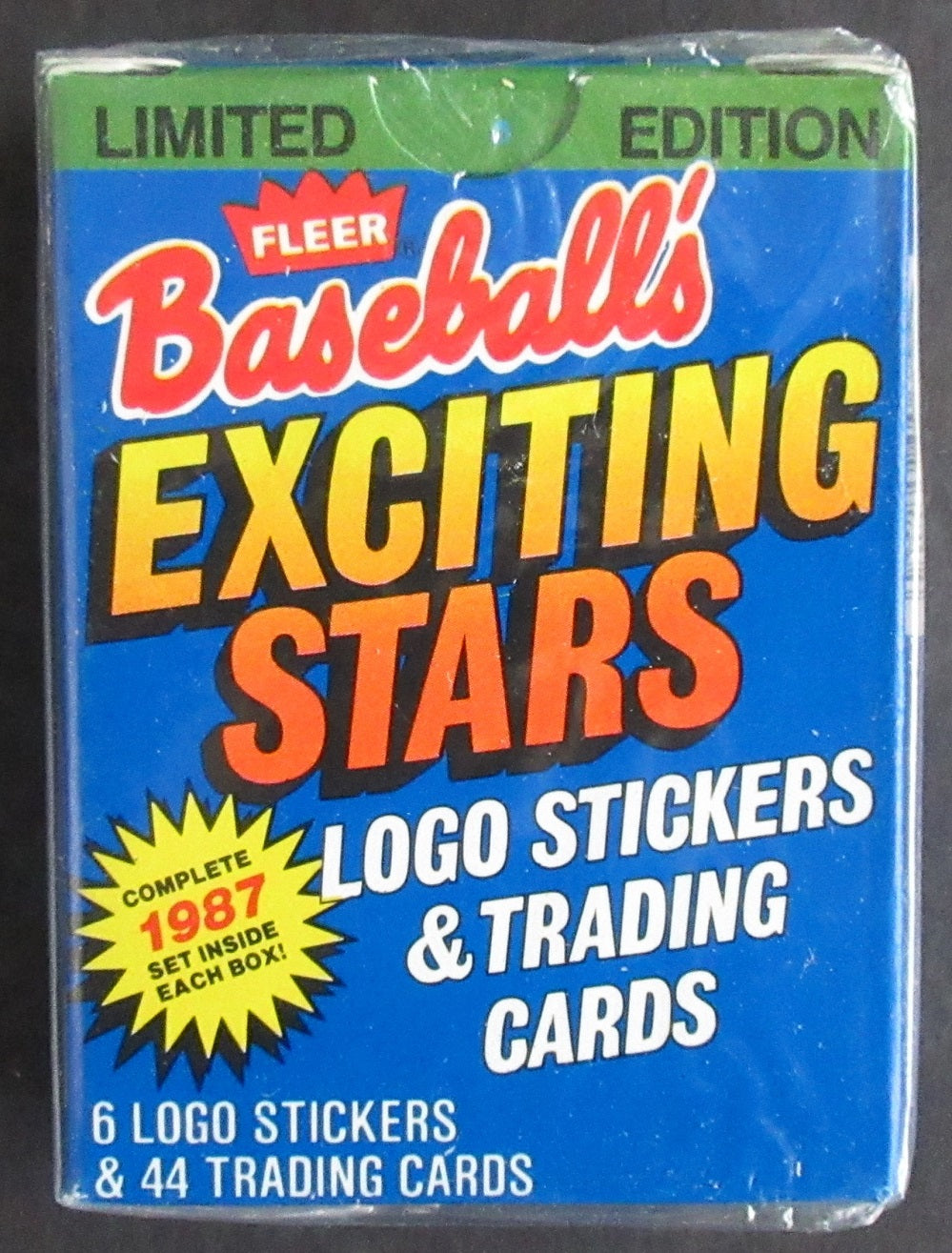 1987 Fleer Exciting Stars Baseball Factory Set
