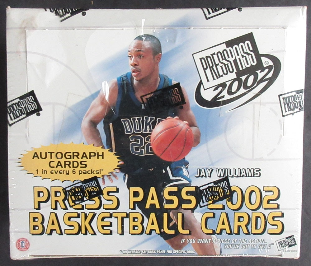 2002 2002/03 Press Pass Basketball Box (Hobby) (24/5)