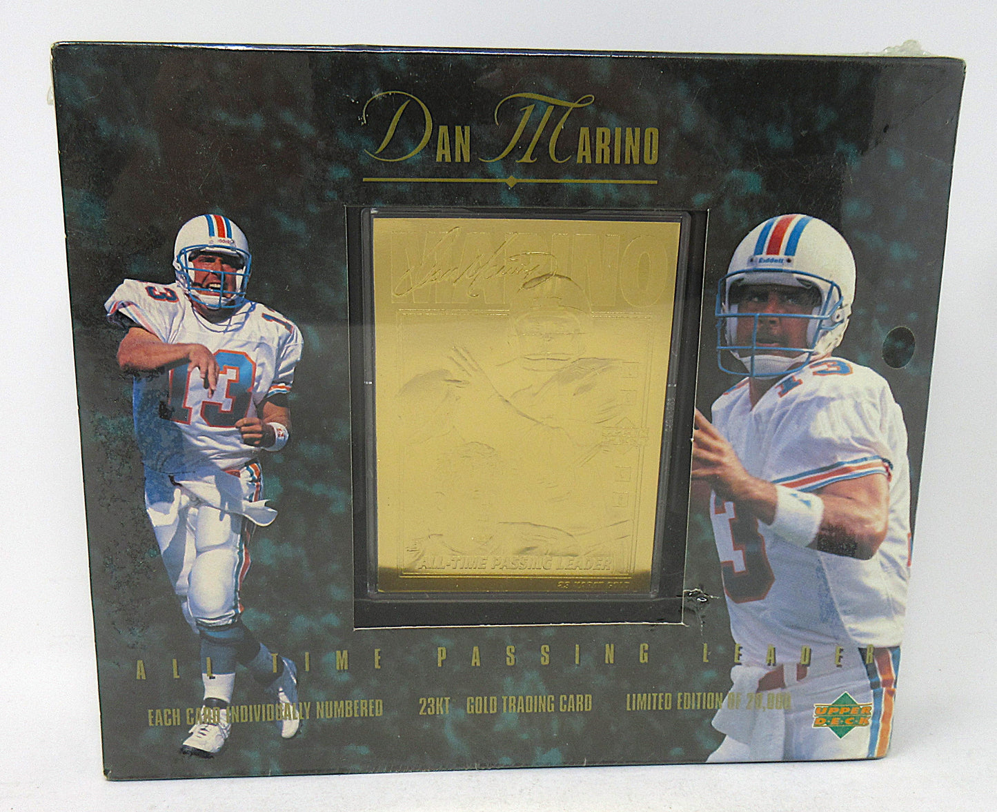 1995 Upper Deck Football Dan Marino 23KT Gold Box (1)