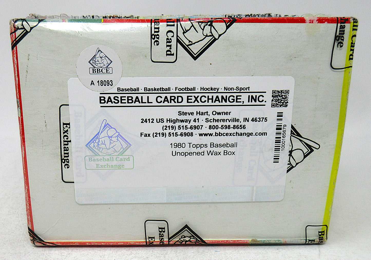 1980 Topps Baseball Unopened Wax Box (BBCE) (A18093)