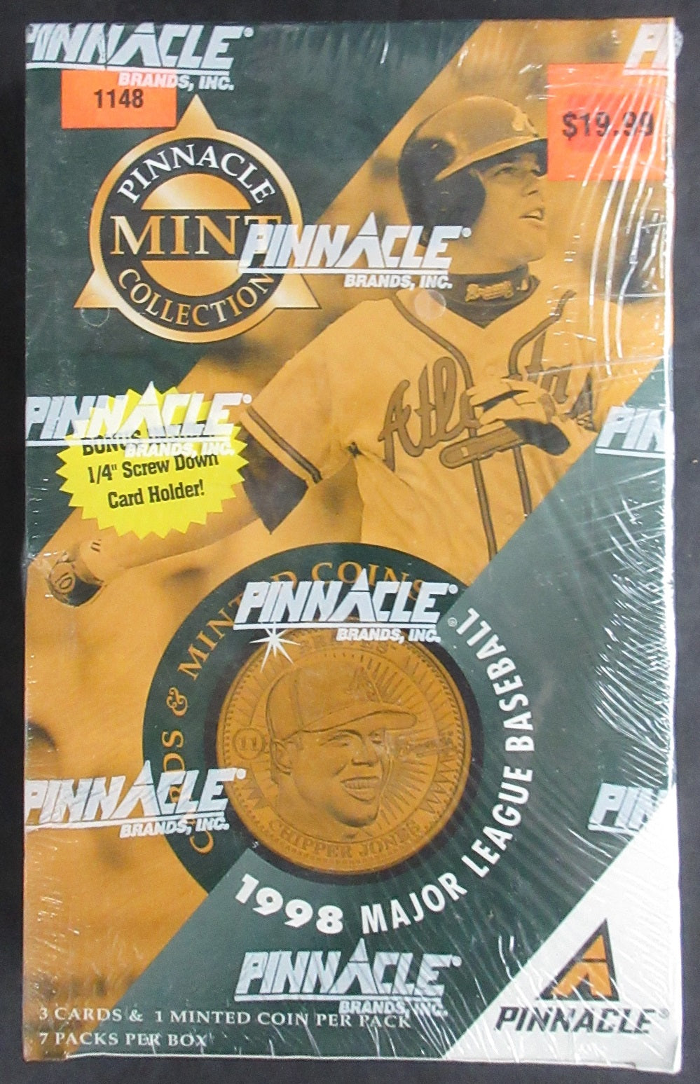 1998 Pinnacle Mint Collection Baseball Blaster Box (7/3+1)