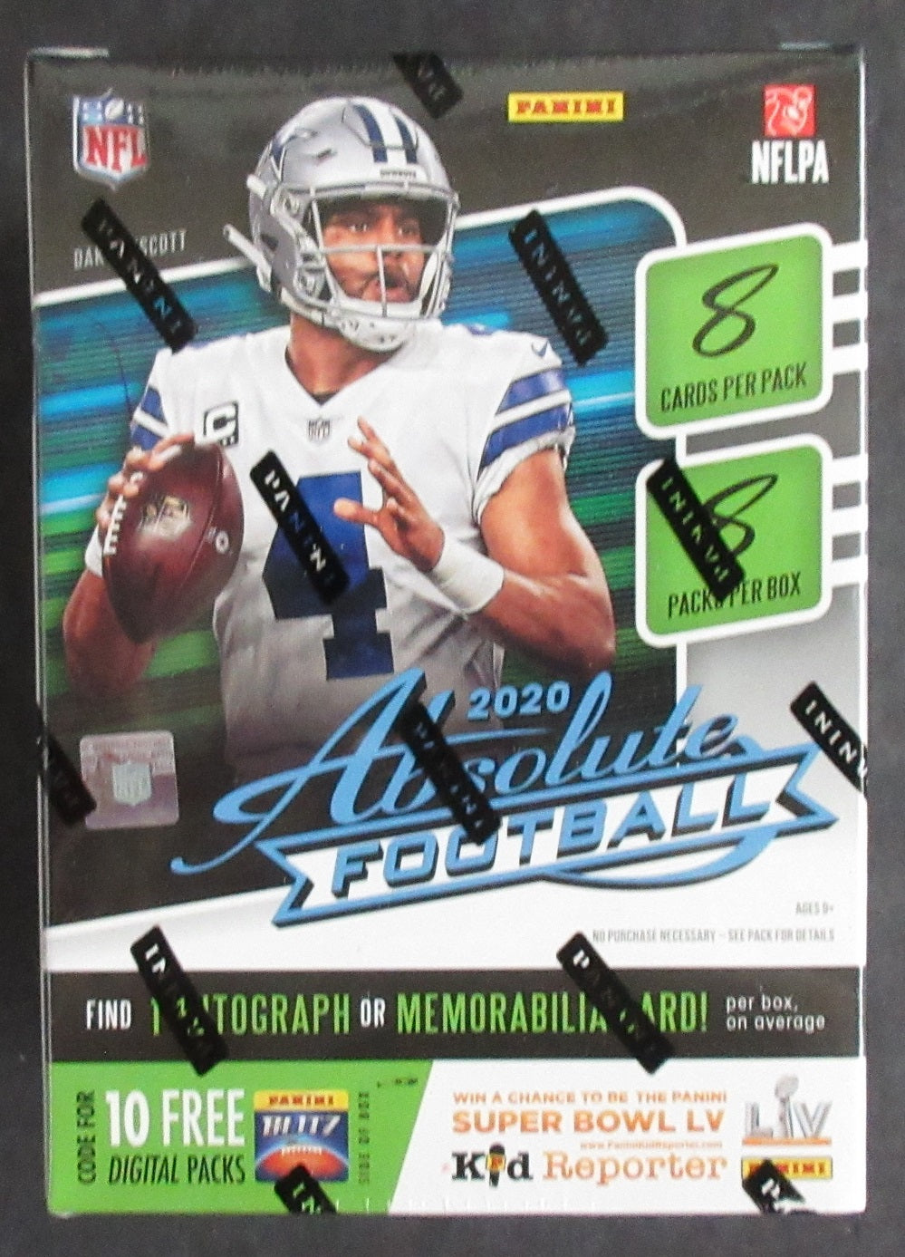 2020 Panini Absolute Football Blaster Box (8/8)
