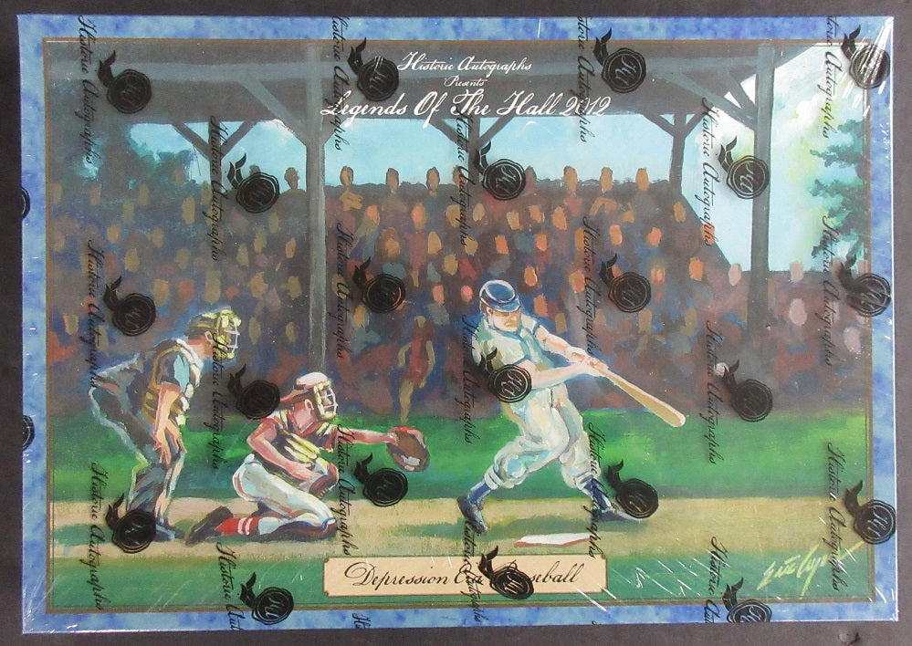 2012 Historic Autographs Legends of the Hall Baseball Box (Hobby) (1)