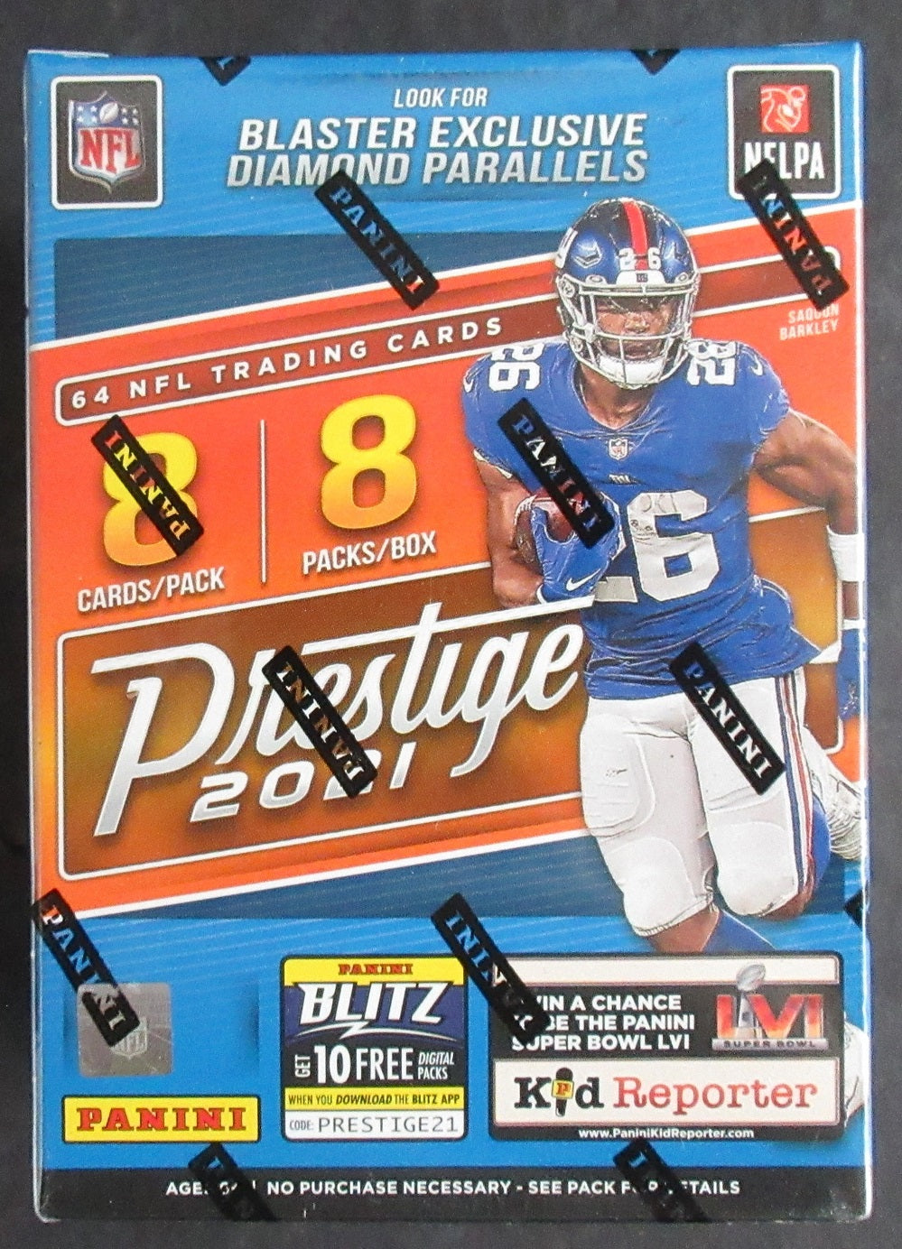 2021 Panini Prestige Football Blaster Box (8/8)