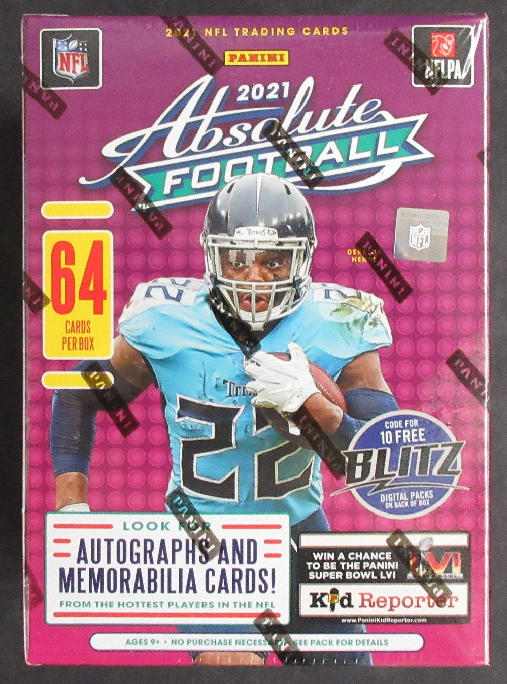 2021 Panini Absolute Football Blaster Box (8/8)