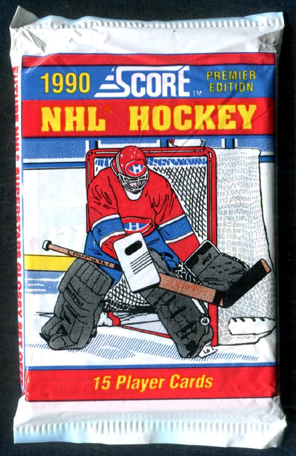 1990/91 Score Hockey Unopened Pack (U.S.) (15)