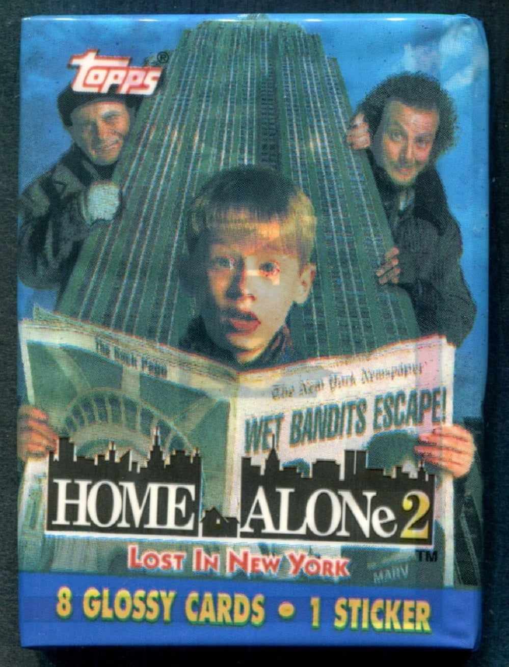 1992 Topps Home Alone 2 Unopened Pack (8/1)