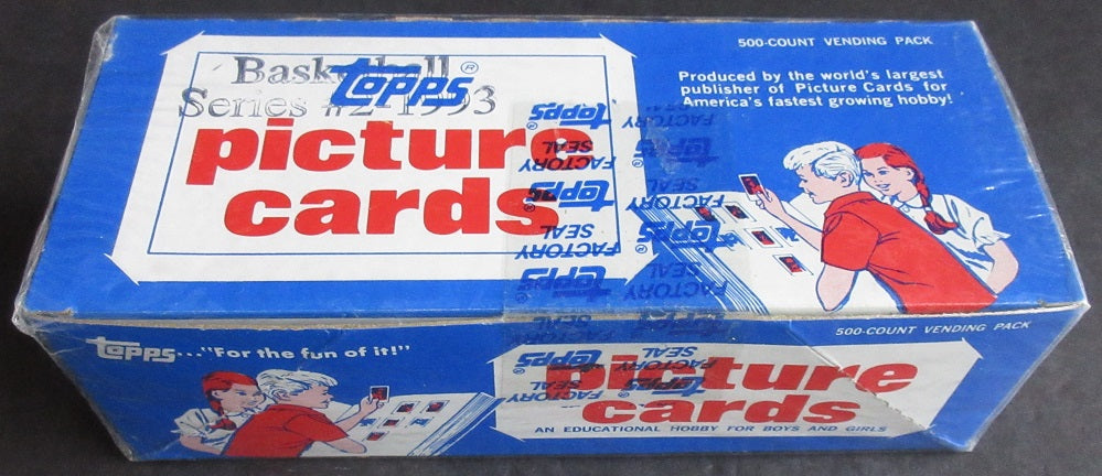 1993/94 Topps Basketball Unopened Series 1 Vending Box (Gold)