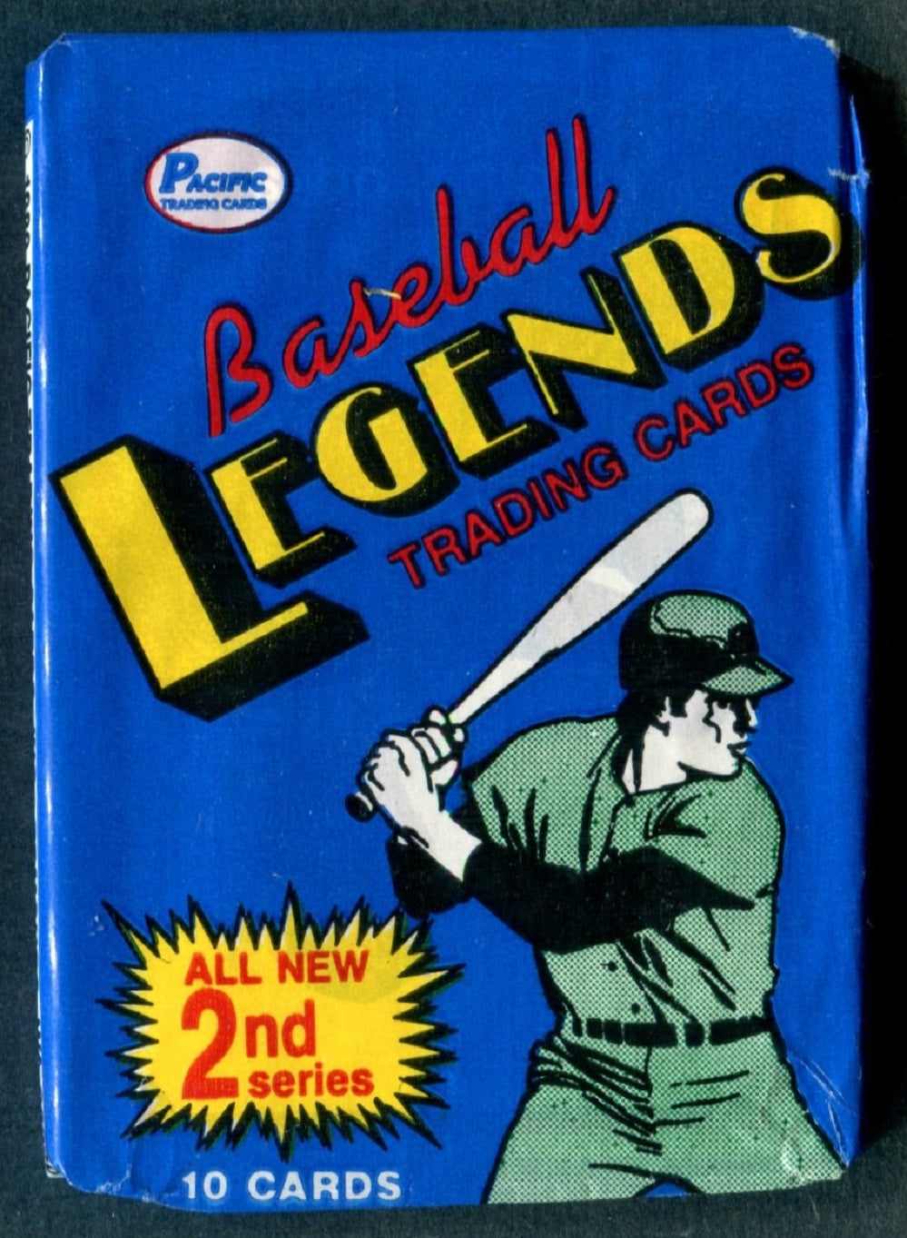 1989 Pacific Baseball Legends Unopened Series 2 Pack (10)