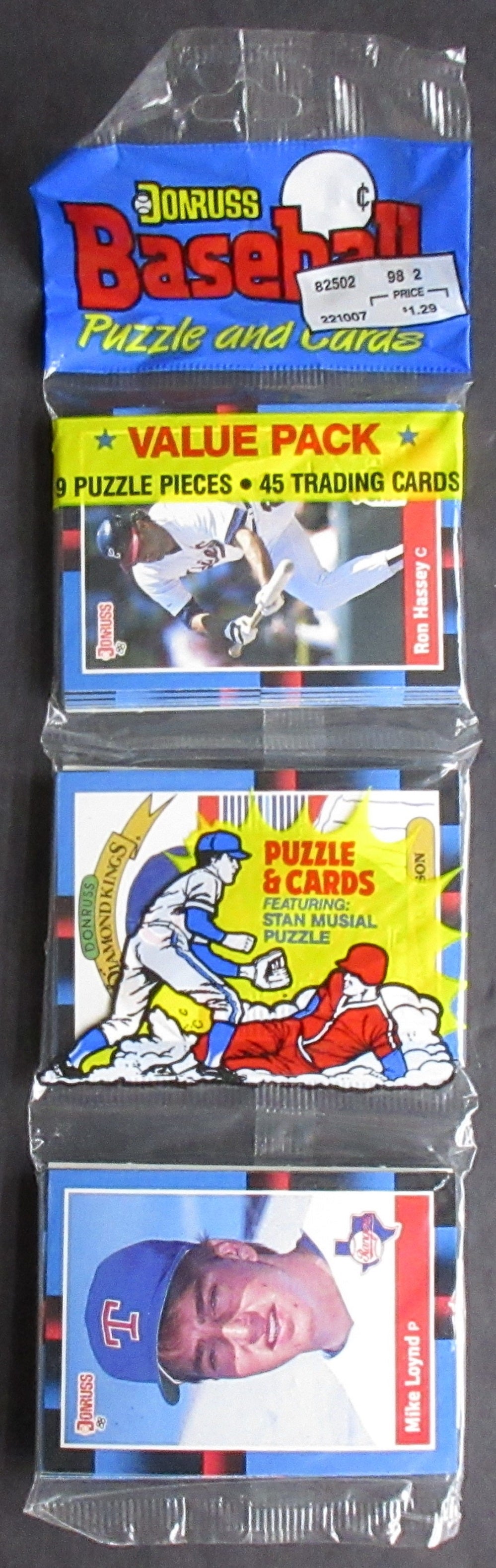 1988 Donruss Baseball Unopened Rack Pack (45)