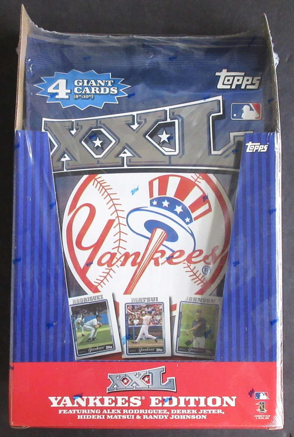2005 Topps Baseball XXL Yankees Giant Cards Box (10/4)
