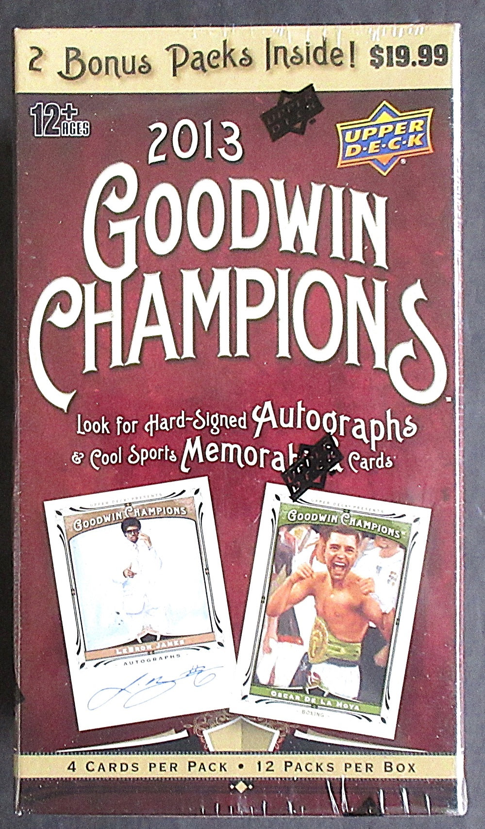 2013 Upper Deck Goodwin Champions Blaster Box (12/4)