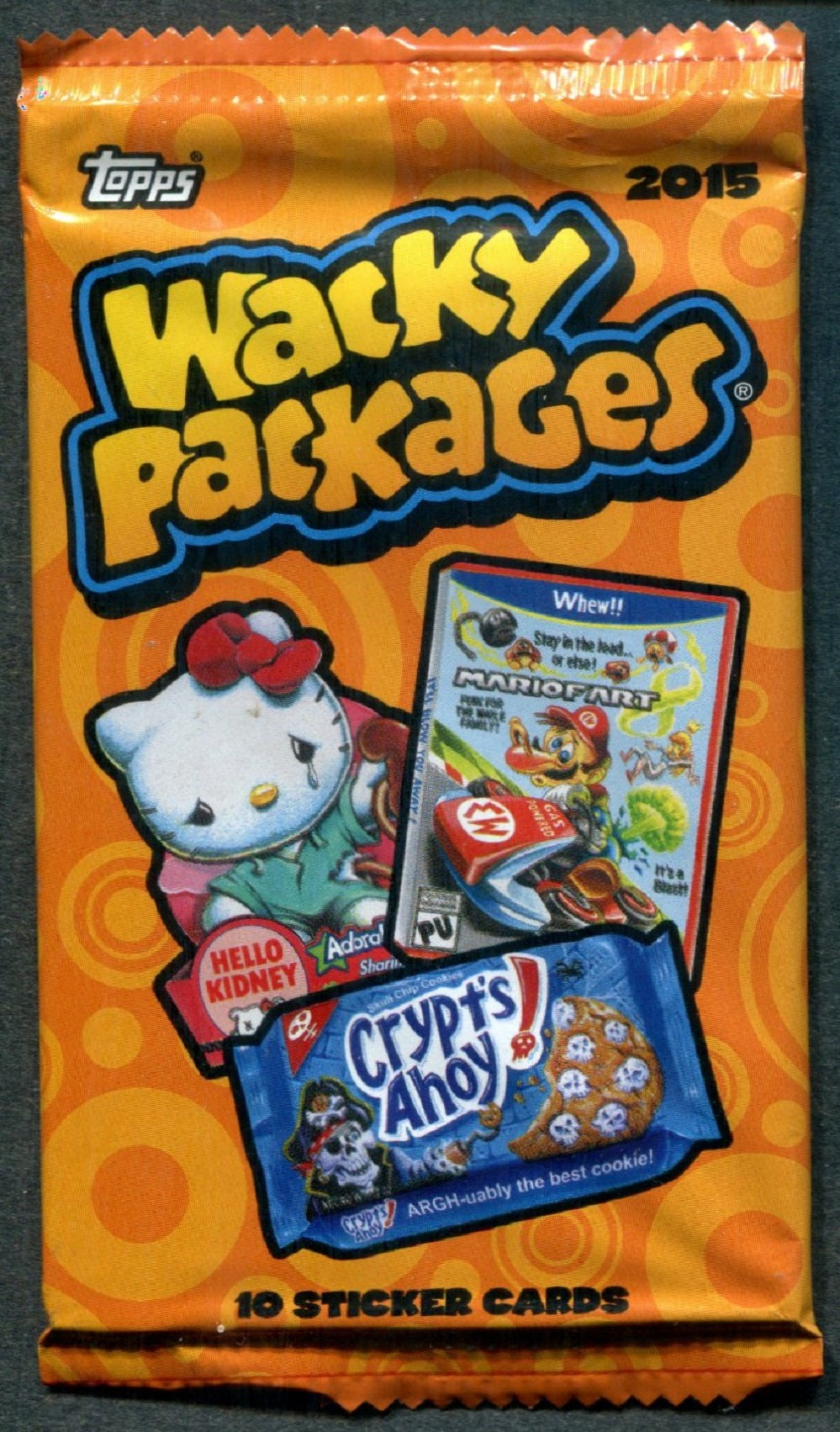 2015 Topps Wacky Packages Unopened Pack (10)