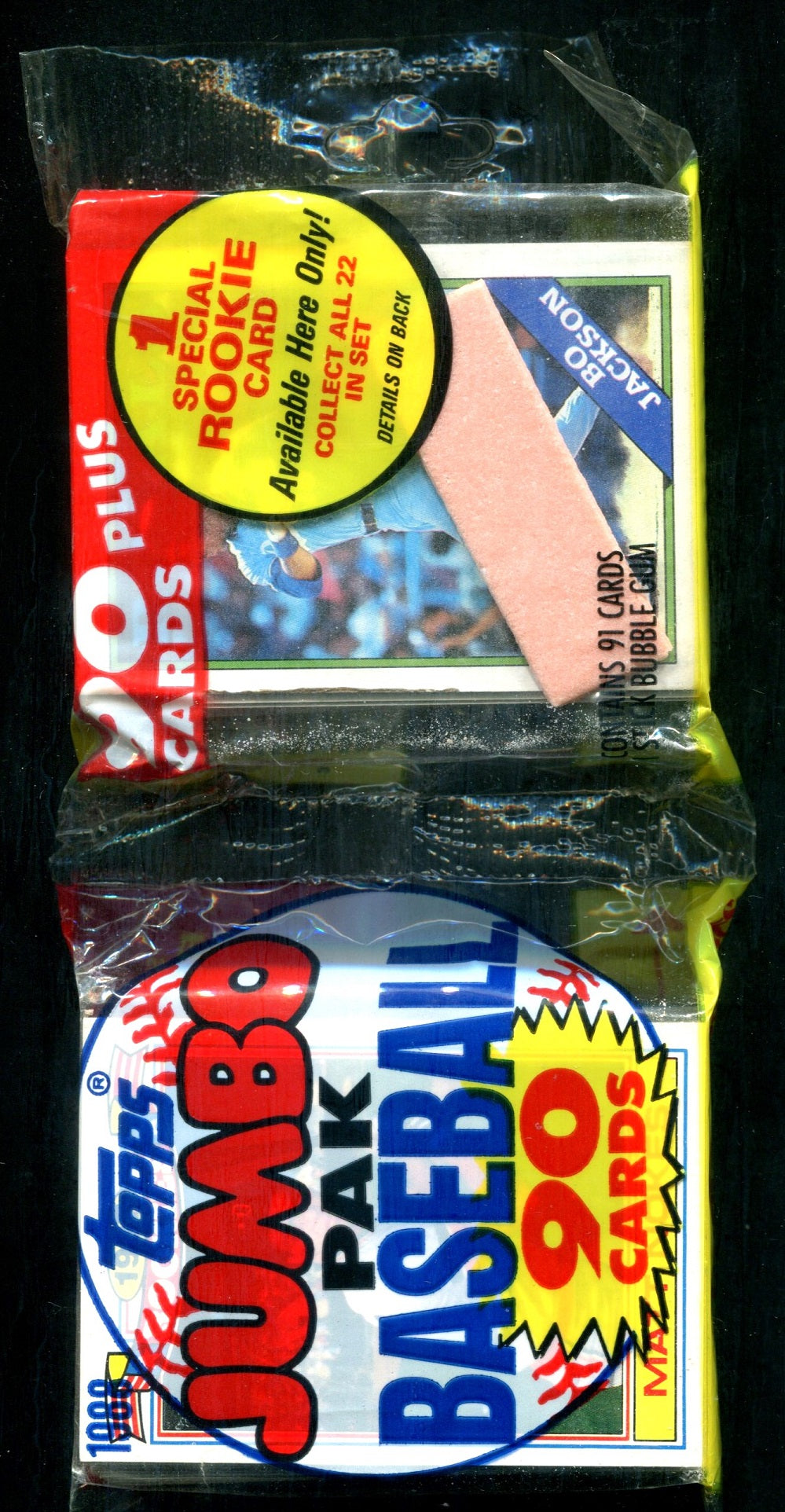 1988 Topps Baseball Unopened Jumbo Pack (90)