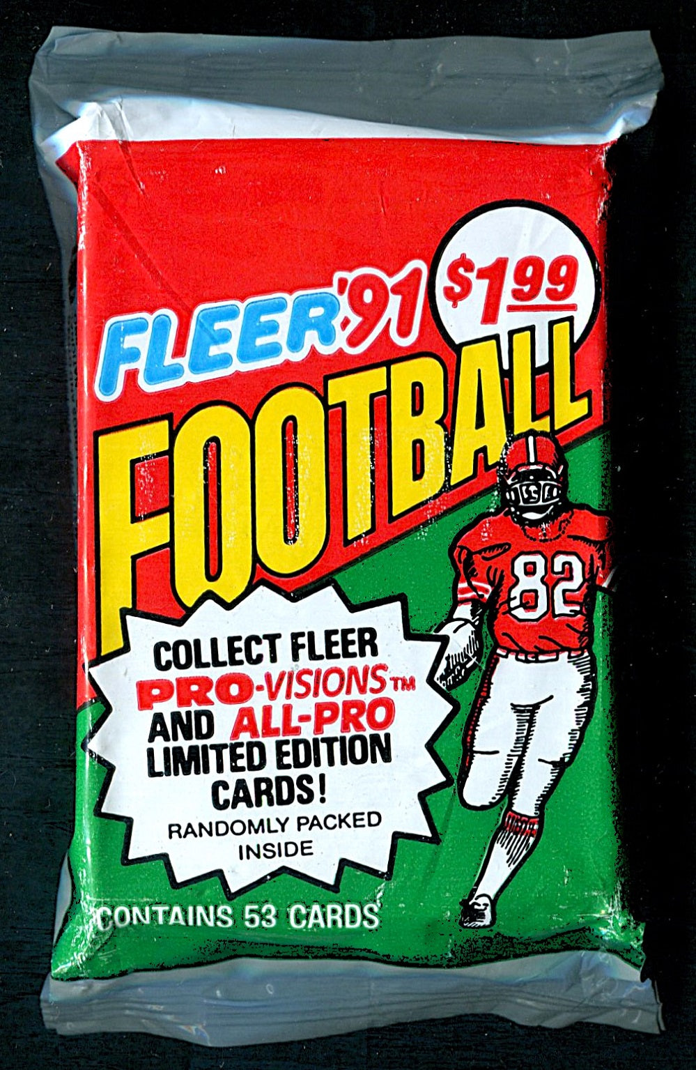 1991 Fleer Football Unopened Jumbo Pack (Pre-Priced) (53)