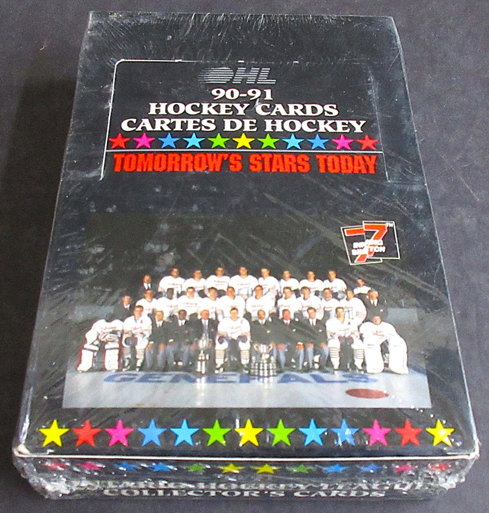 1990/91 7th Inning Sketch OHL Hockey Box (36/10)