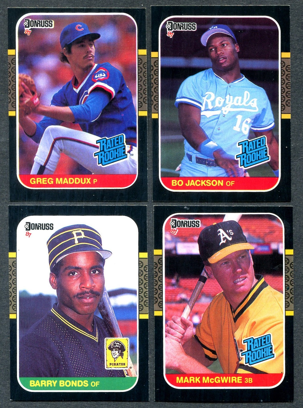 1987 Donruss Baseball Complete Set EX/MT NM (660) (24-528)