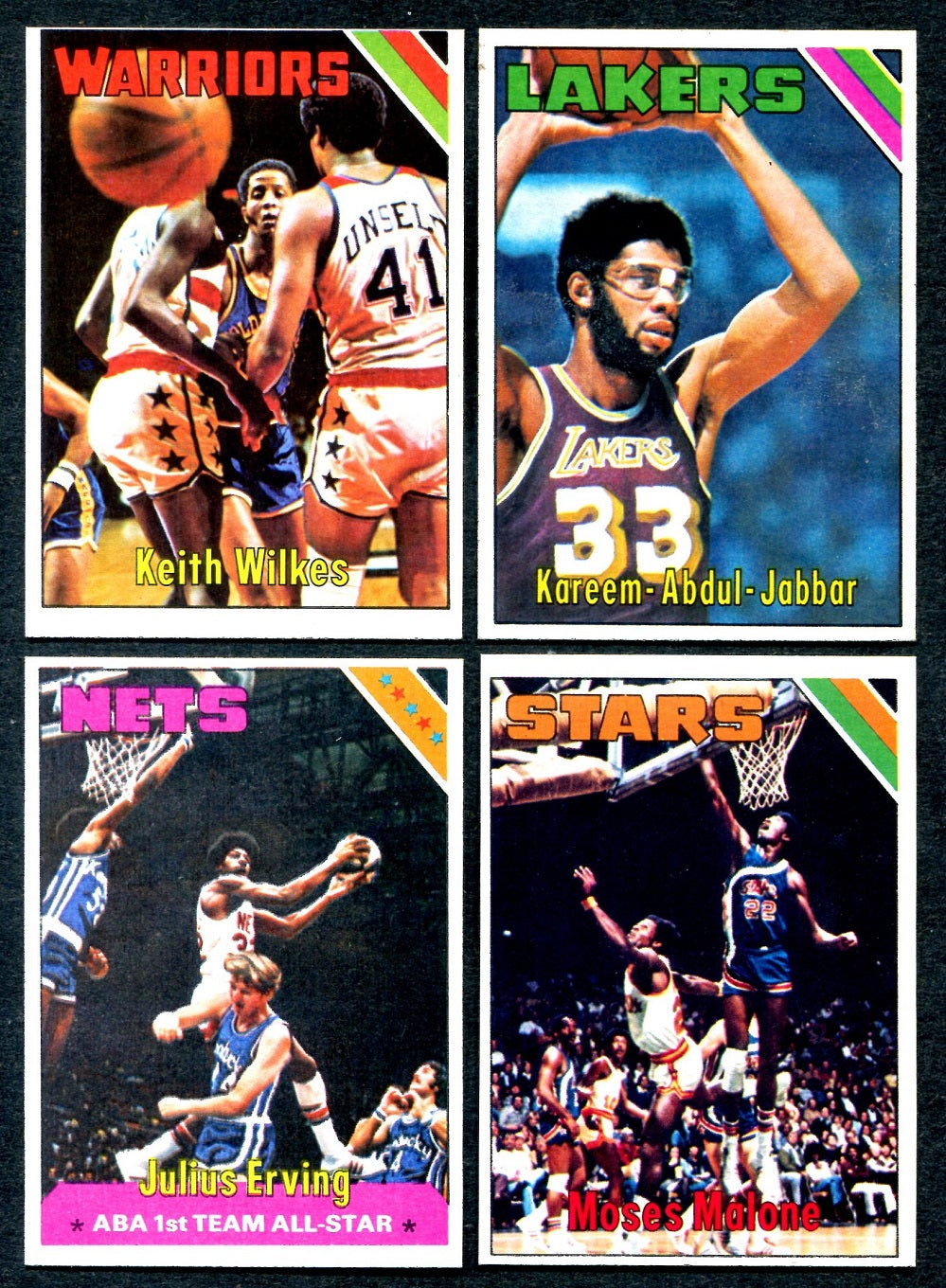 1975/76 Topps Basketball Complete Set EX EX/MT (330) (24-530)