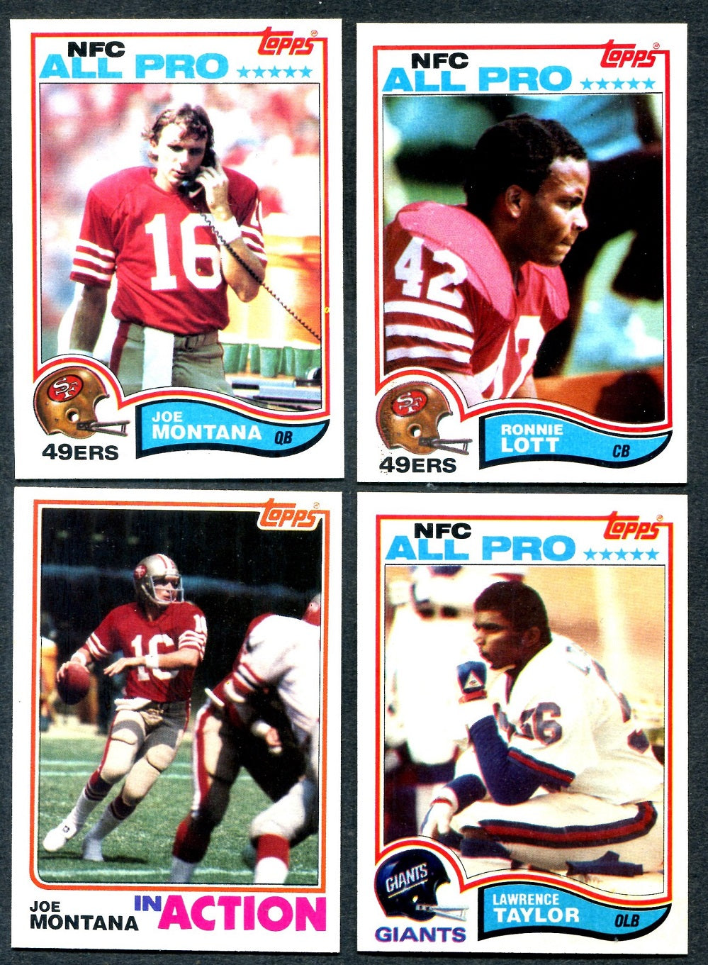 1982 Topps Football Complete Set NM (528) (24-535)