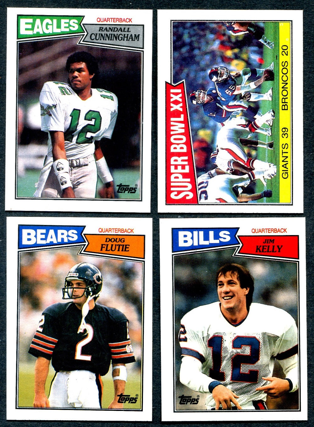 1987 Topps Football Complete Set NM (396) (24-536)